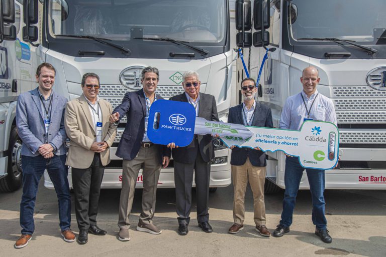 RACIEMSA incorpora 50 remolcadores FAW GNV a su flota con el respaldo de San Bartolomé S.A.